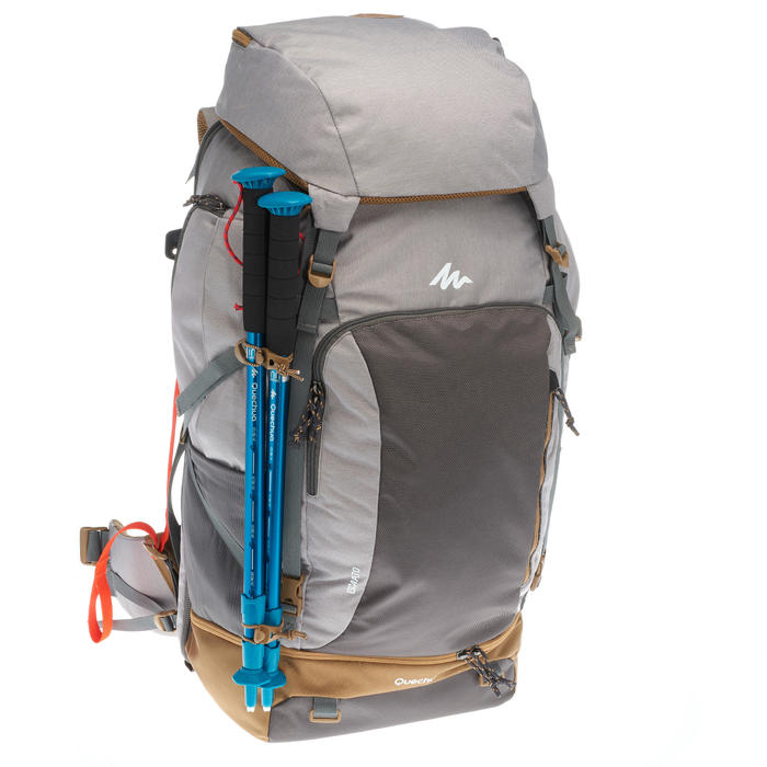 Backpacking Rucksack Travel 500 70 Liter abschließbar Damen grau ...